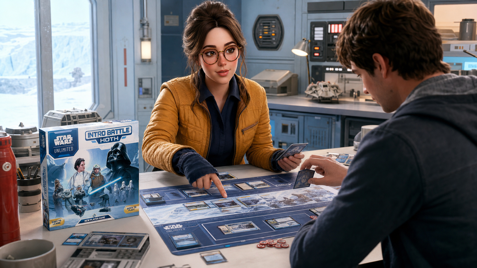 Margo, The Archivist — bright Hoth command lesson