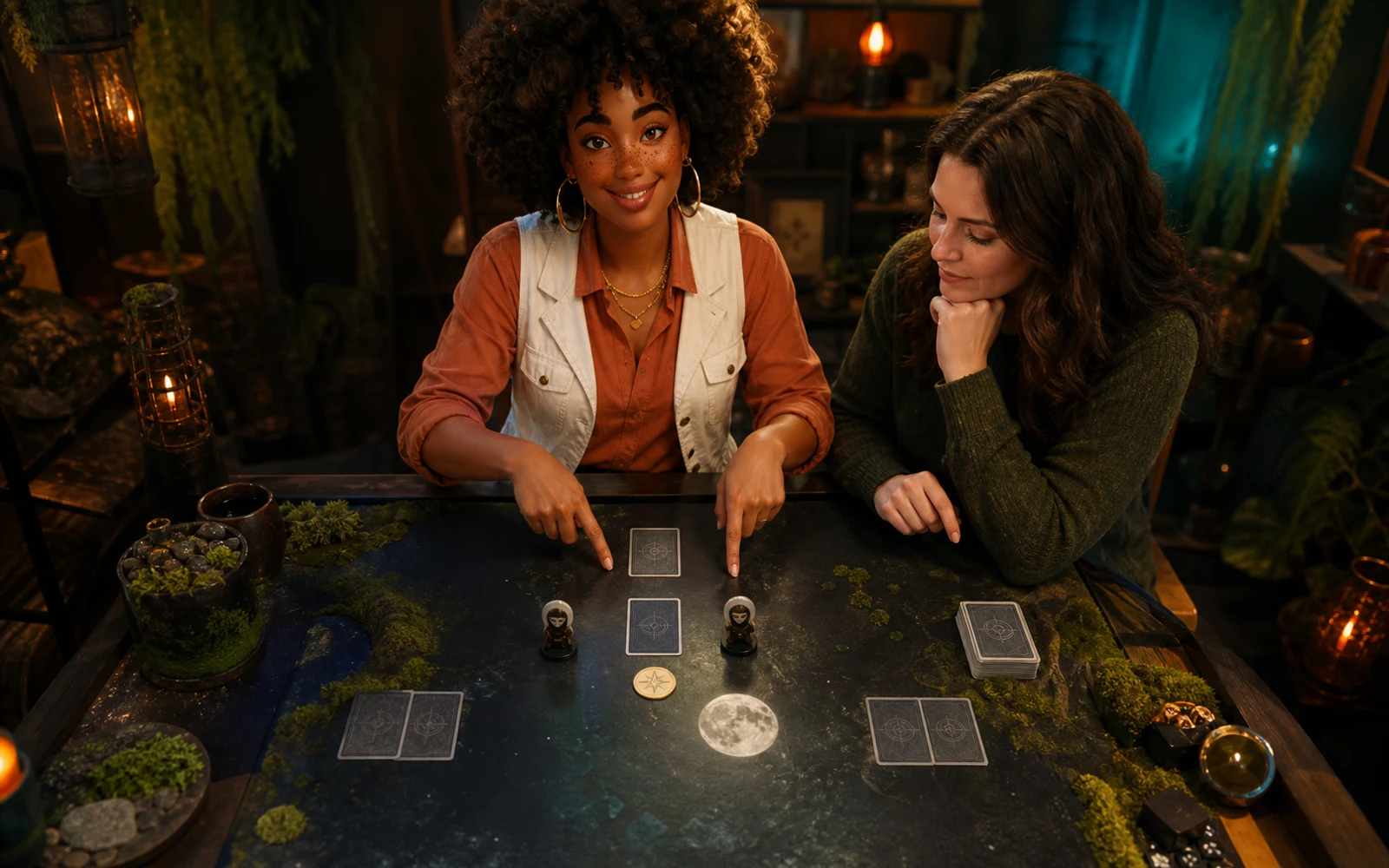 Imani, The Connector — teaching at the table