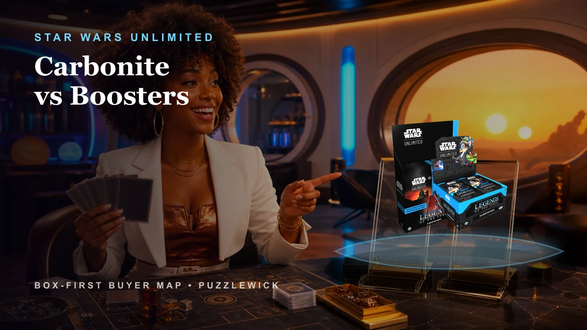 Star Wars Unlimited Carbonite vs Booster Box: Legends of the Force Buying Guide