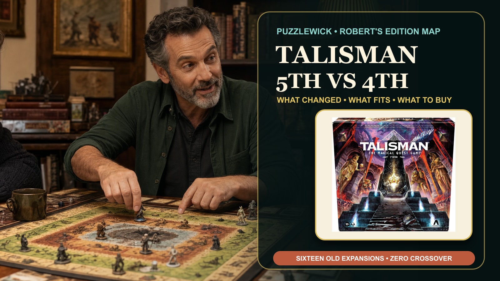 Talisman: Sixteen Expansions Exist, and Not One of Them Fits the New Box — So Which Edition Do You Actually Buy?