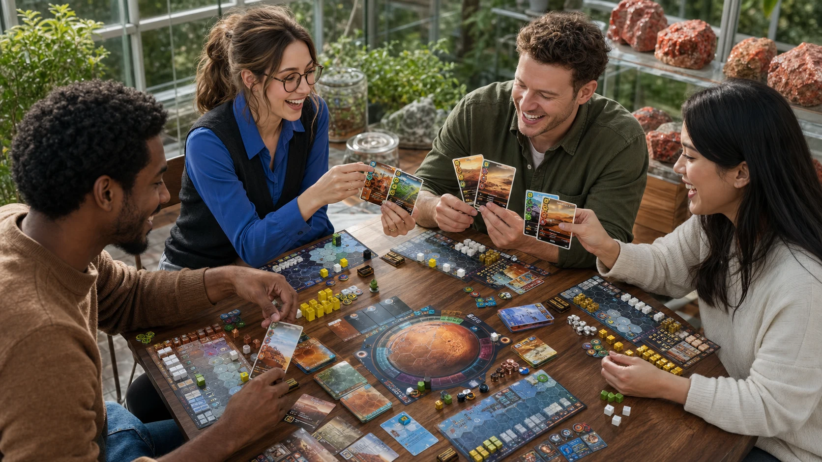 Margo, The Archivist — side-by-side table clinic with components in use
