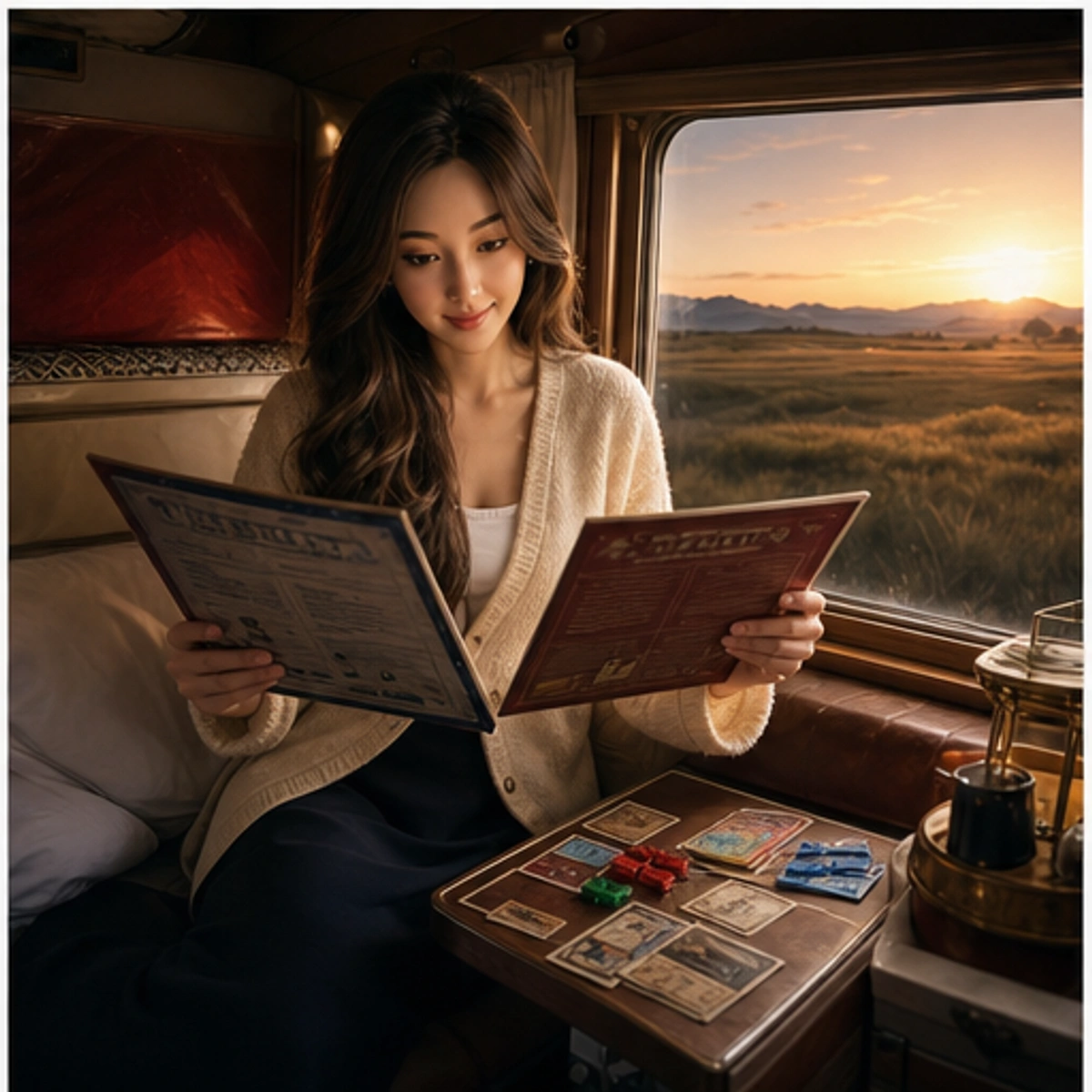 Yumi, The Hostess — hosting the first complete game with a readable table