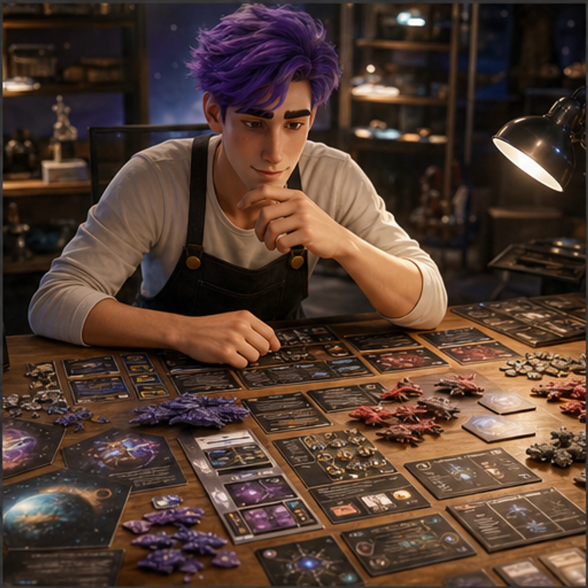 Dax, The Critic — demonstrating the core turn with the game staged clearly