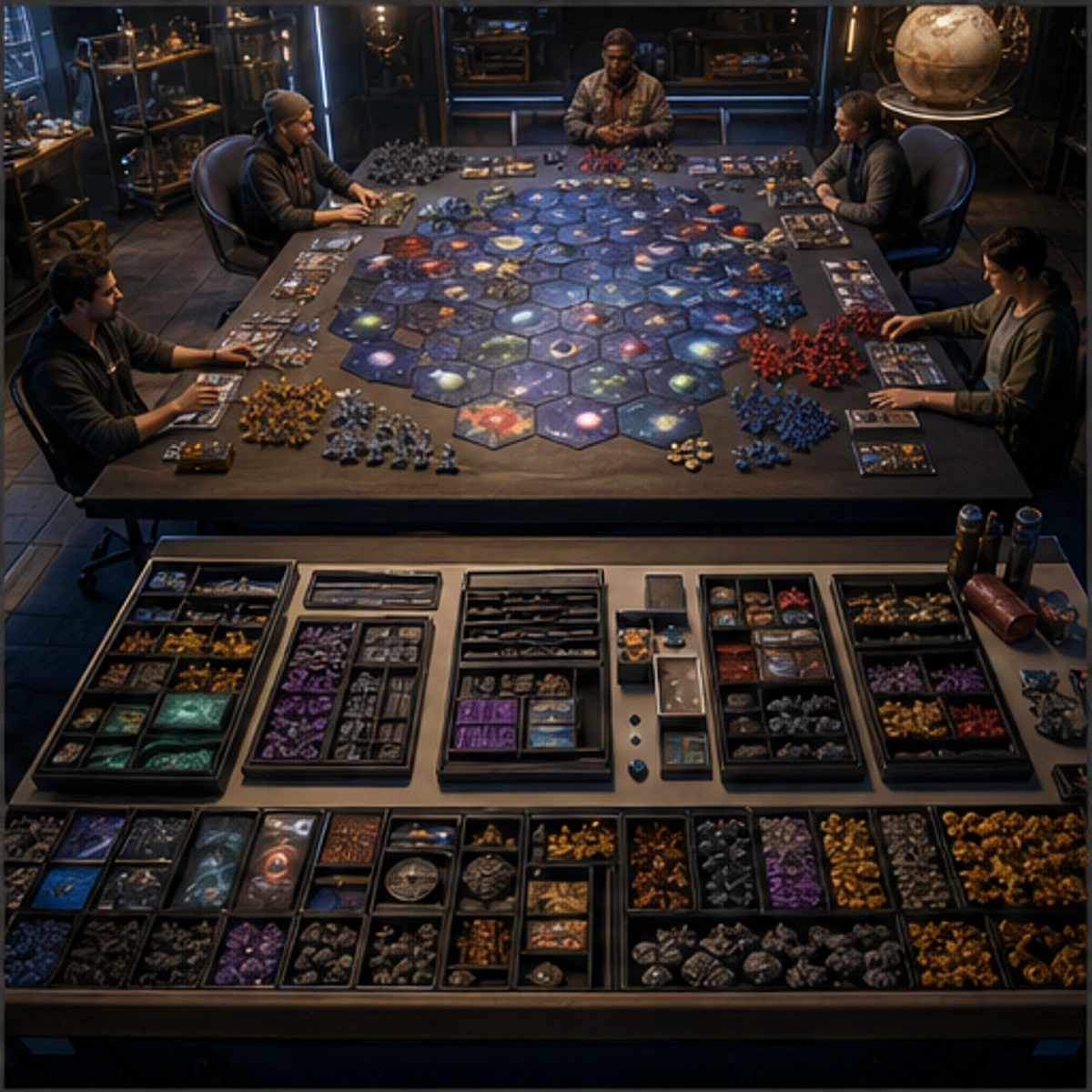 Dax, The Critic — side-by-side table clinic with components in use