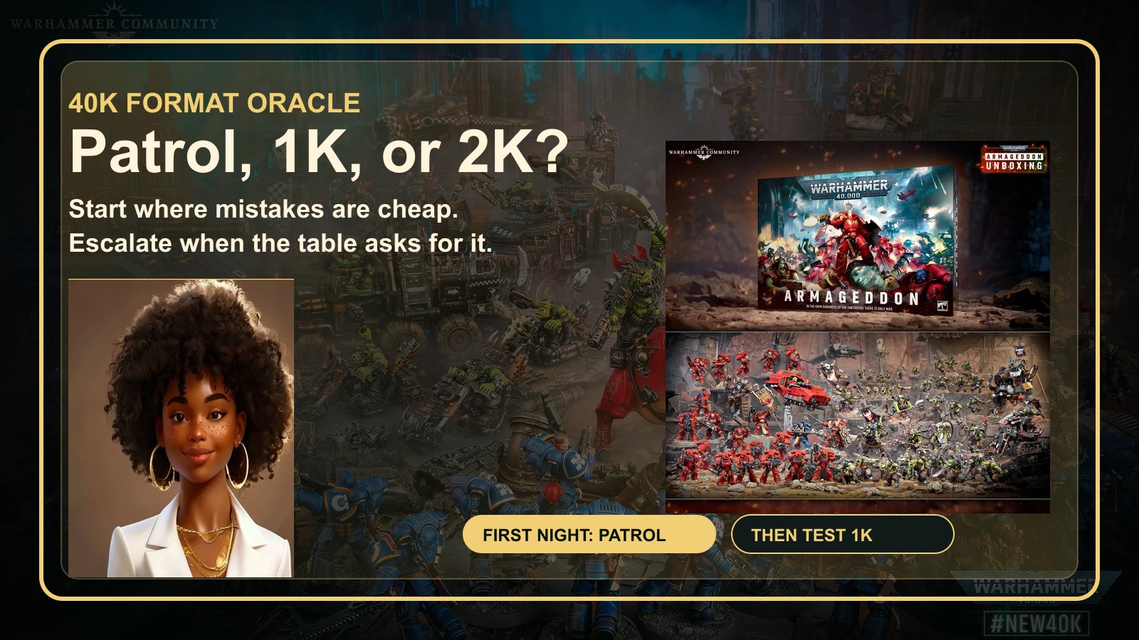 40K Combat Patrol vs 1,000 vs 2,000 in 11th Edition