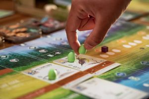 A built-up tableau across the forest, grassland, and wetland habitats.