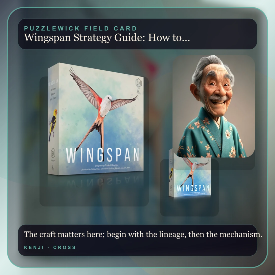 Kenji, The Sensei
