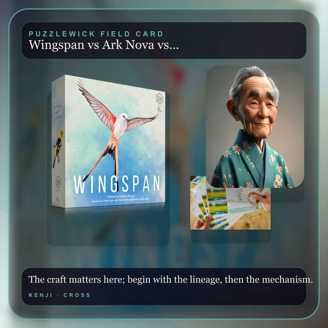 Kenji, The Sensei