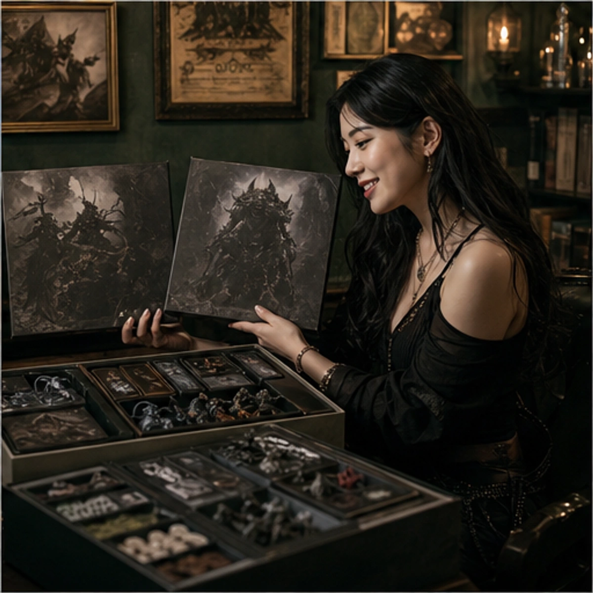 Yumi, The Hostess — hosting the first complete game with a readable table