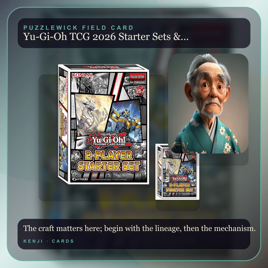 Kenji, The Sensei