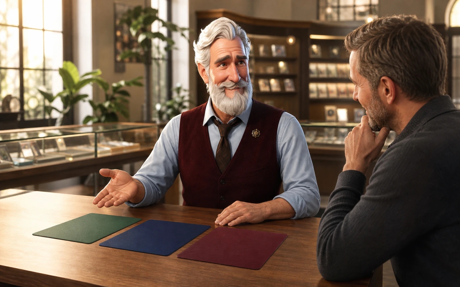Robert matches the Glorious Gallery card list to the needs of an adult collector