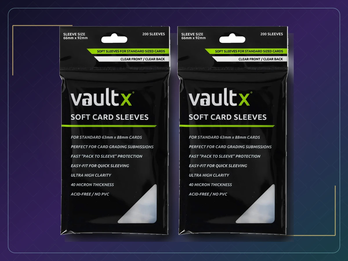 Vault X Soft Penny Sleeves (400 Pack) Clear for Trading Cards TCG