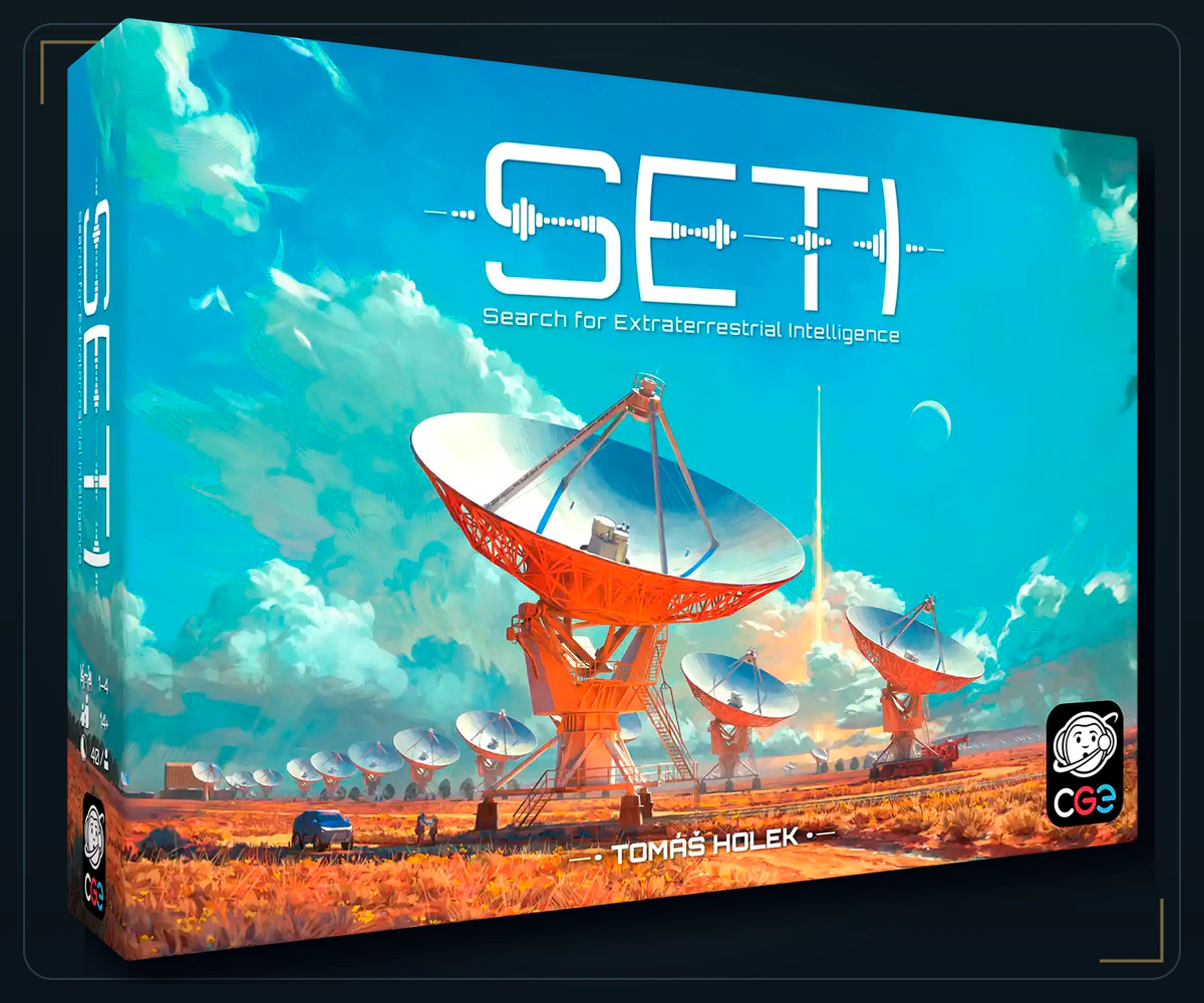 Exact official SETI: Search for Extraterrestrial Intelligence — English Base Game box photograph