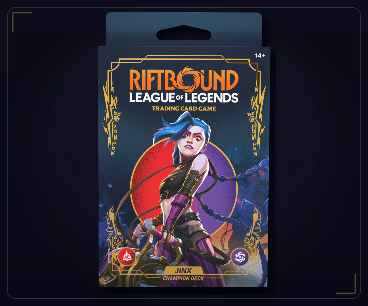 Riftbound Jinx Champion Deck retail box