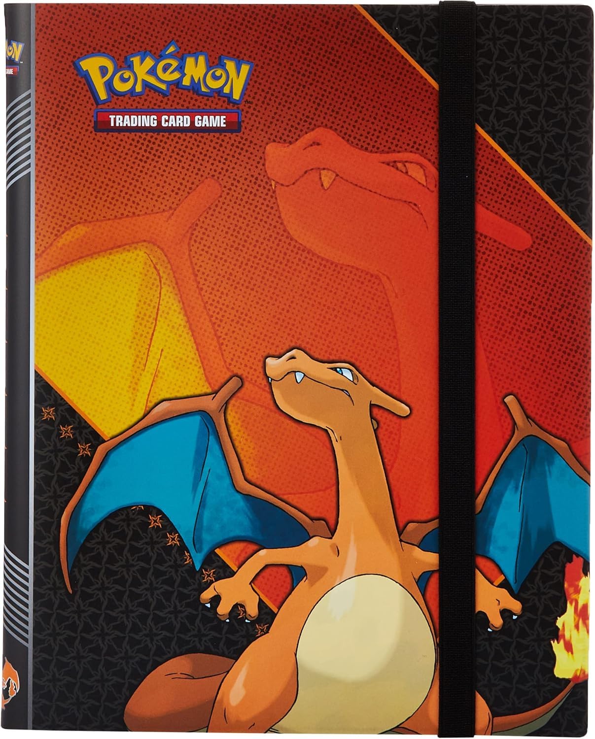 Pokemon: Charizard 9-Pocket Full-View PRO Binder Red, Trading Card Collector''s Album Display Binder Protection Solution, exact product listing photograph