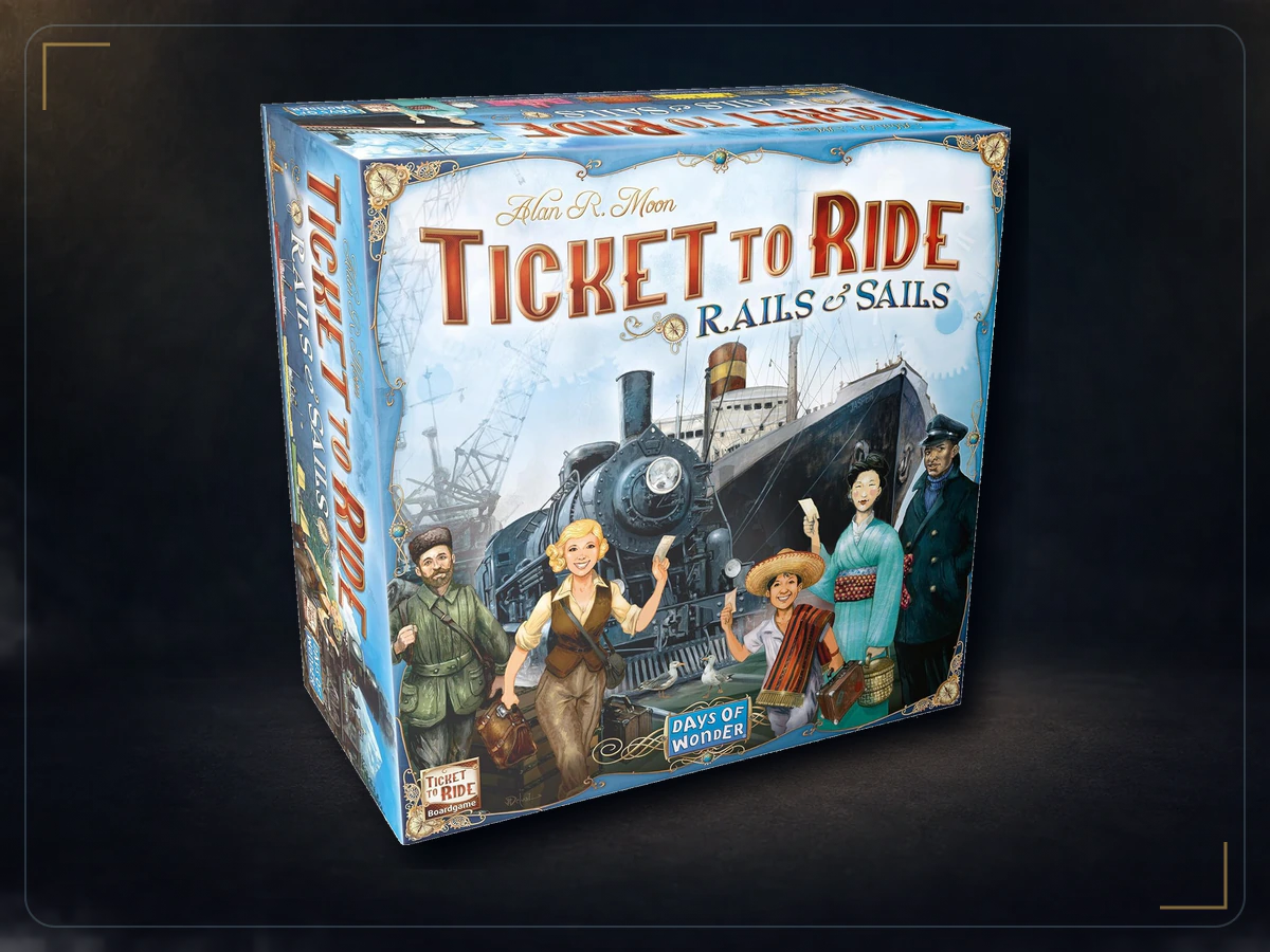 Ticket to Ride Rails & Sails Board Game
