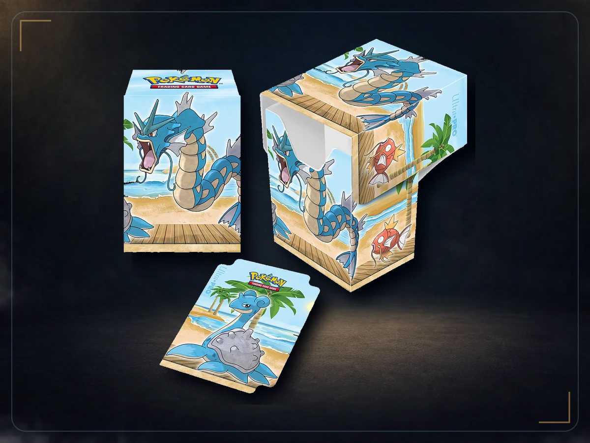 Gallery Series Seaside Full View Deck Box for Pokémon, exact product listing photograph