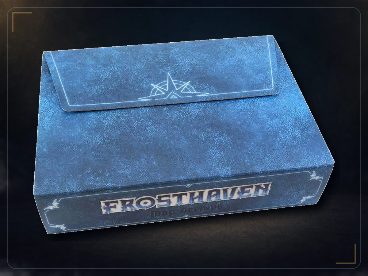 Folded Space Frosthaven Map Archive, exact product and packaging photograph