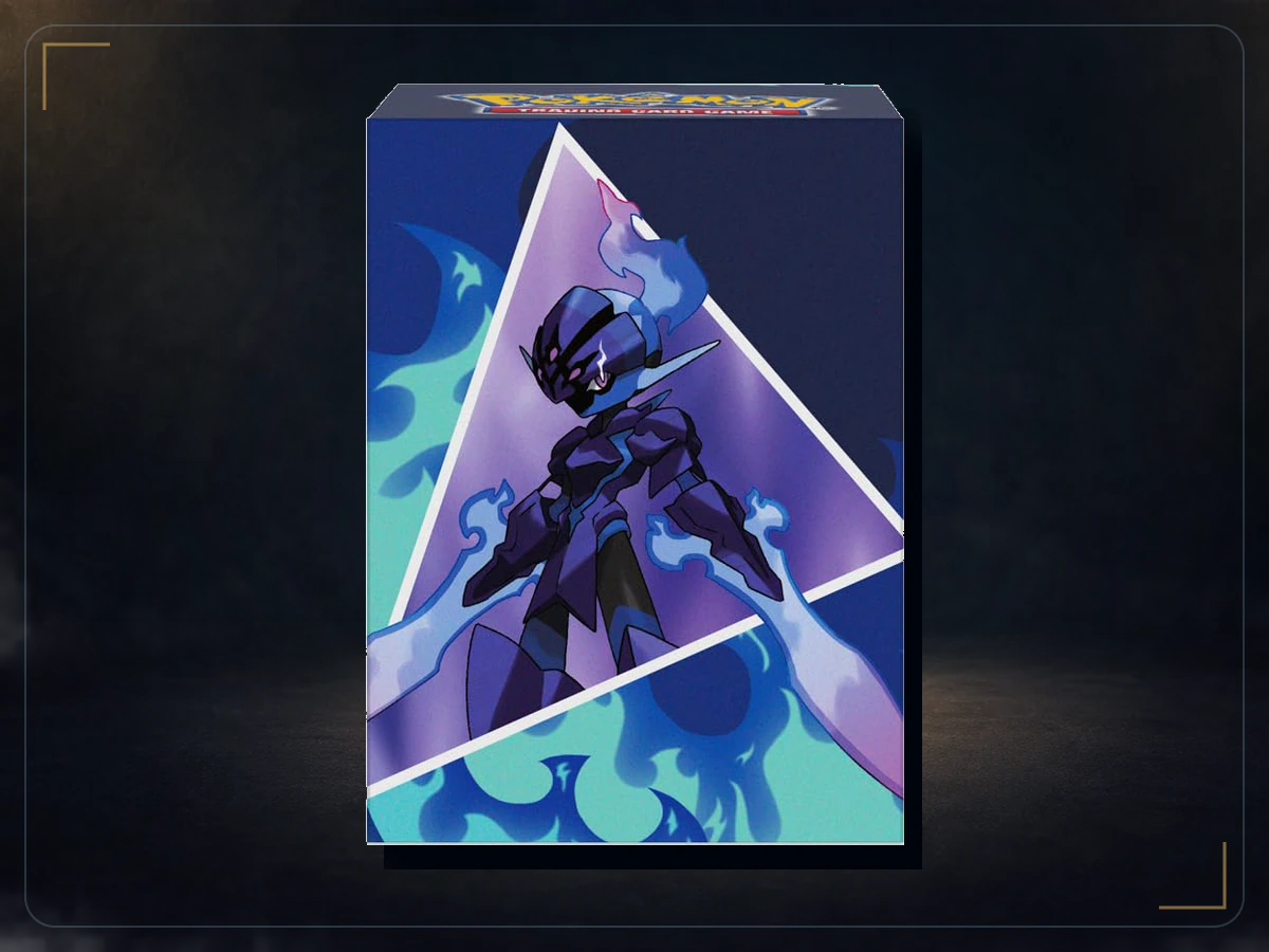 Full View Deck Box for Pokemon Cards - Ceruledge Artwork - Includes Divider, exact product listing photograph