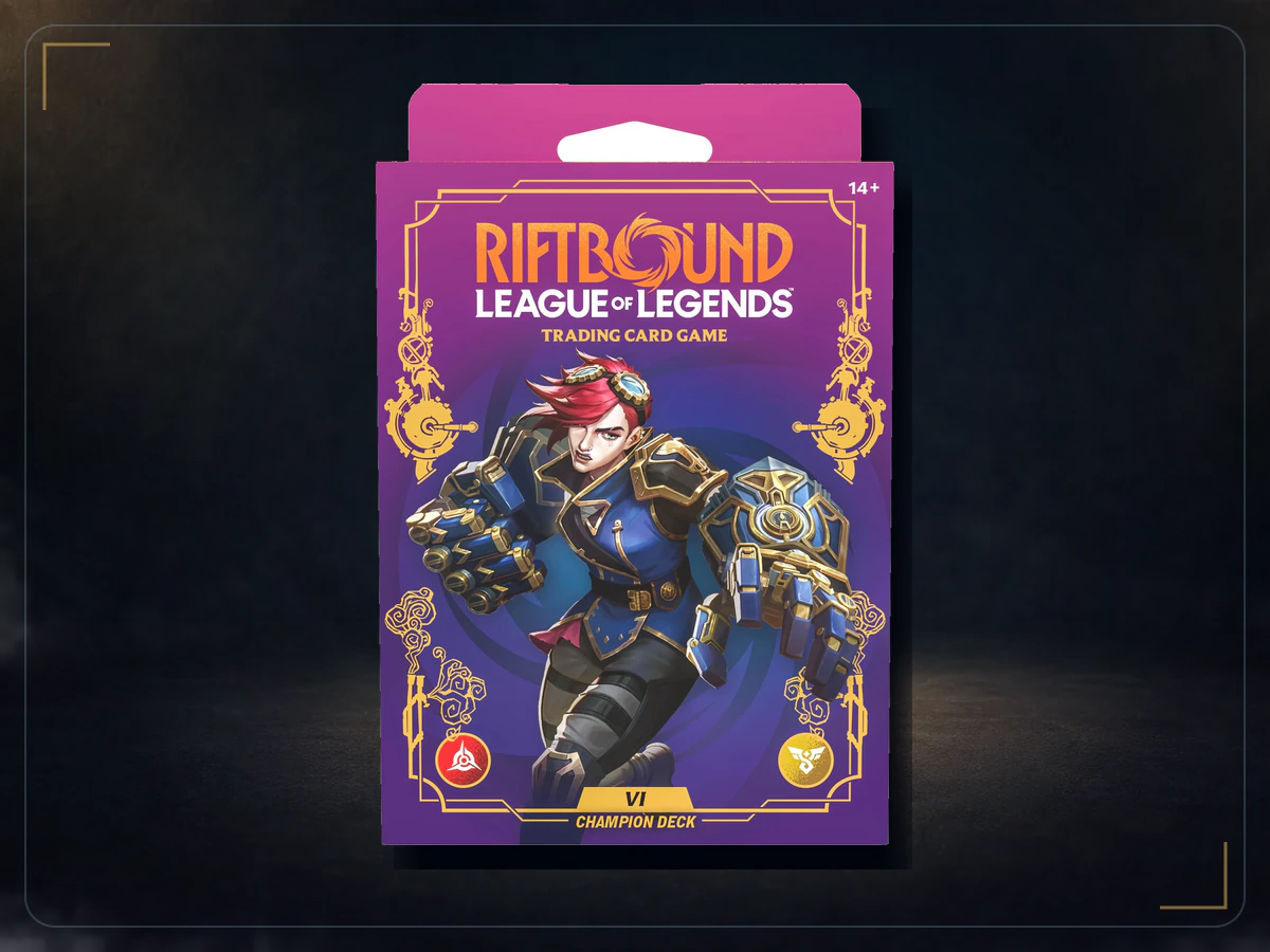 Riftbound Unleashed Champion Deck Vi retail box