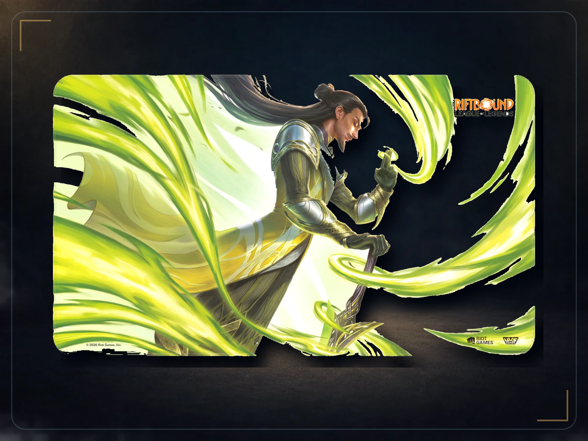 Riftbound Unleashed Playmat: Master Yi, exact product listing photograph