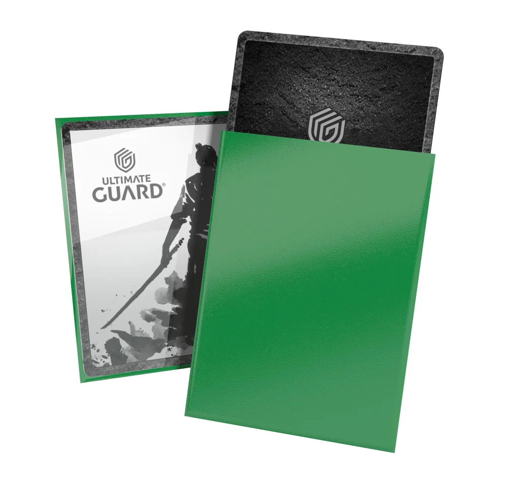 Ultimate Guard Katana Card Sleeves: 100 Standard Size TCG Sleeves, 66 x 91mm, Jade Garden Back
