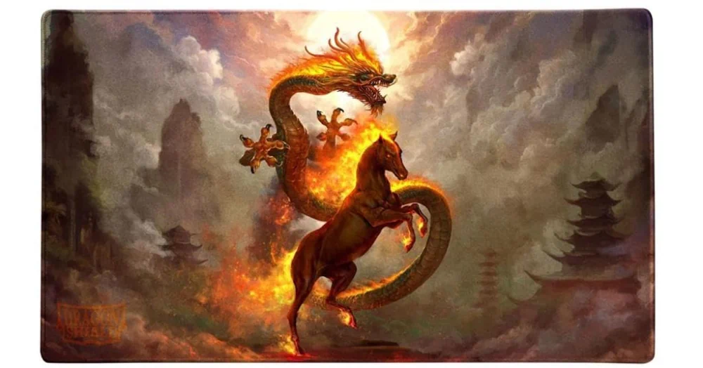 ​Dragon Shield Playmat – Standard Size TCG Playmat with Stitched Edges &
